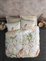 L'essentiel linge de maison Luster - Beige - Juego de funda de edredón de satén doble